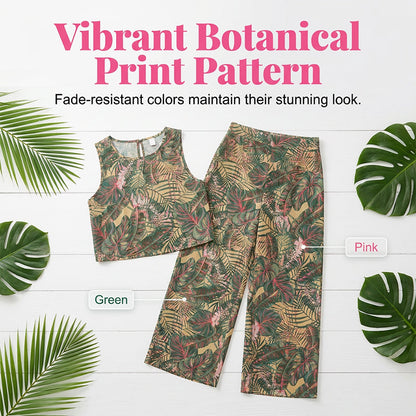 üì¢üì¢30% OFF !! ‚è∞ Women's Printed Sleeveless Top & Wide-Leg Pants Set ‚Äì Flowy & breathable ‚Äì Perfect for summer, beach or resort wear ‚Äì effortless chic üå∏