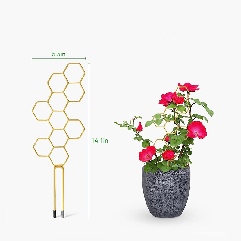 üåøHoneycomb Plant Trellis ‚Äì Rust-Proof, Stackable, Easy Install üêù