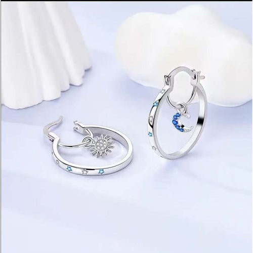 Celestial Double Layer Hoop Earrings ‚ú®