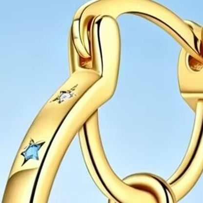 Celestial Double Layer Hoop Earrings ‚ú®