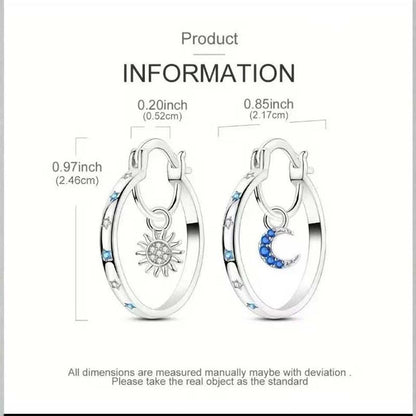 Celestial Double Layer Hoop Earrings ‚ú®