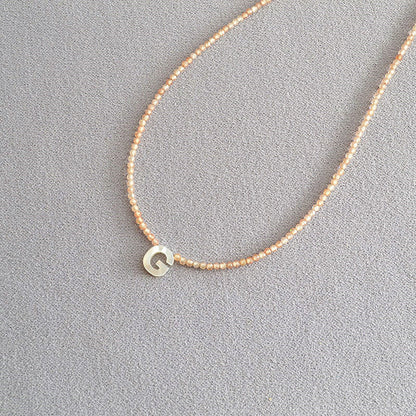 üì¢üì¢40% OFF !! ‚è∞Romantic Initial Beaded Choker Necklace