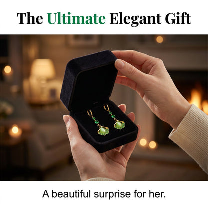 Elegant Ginkgo Leaf Tassel Earrings üíö