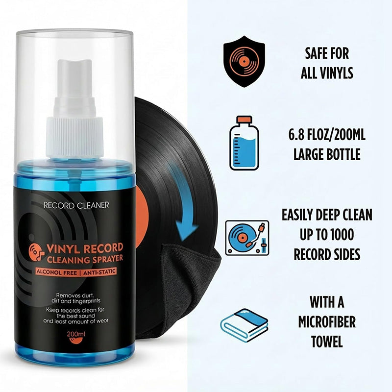 üì¢üì¢BUY 2 GET 1 FREE !! ‚è∞Anti-Static Vinyl Record Cleaning Spray