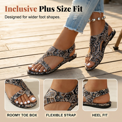 üì¢üì¢40% OFF !! ‚è∞Women's Ethnic Flat Slide Sandals