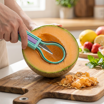 Multi-Functional Fruit Melon Baller Scoop Set üçà