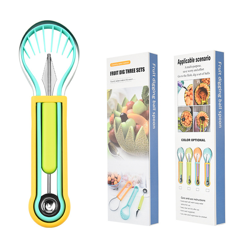 Multi-Functional Fruit Melon Baller Scoop Set üçà