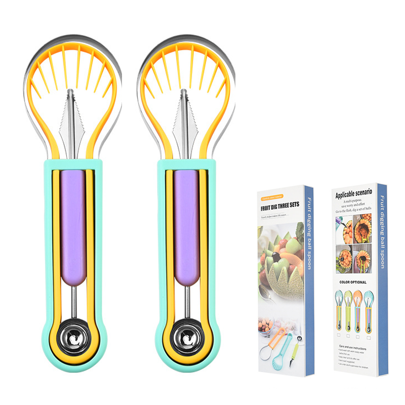 Multi-Functional Fruit Melon Baller Scoop Set üçà