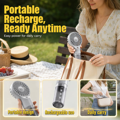 üßäPortable Handheld Mist Cooling Fan ‚ùÑÔ∏è