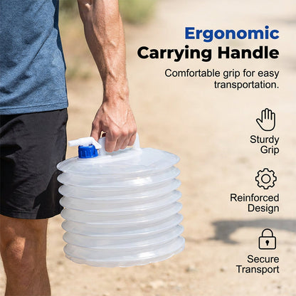 Collapsible Water Container with Spigot ü™£üö∞