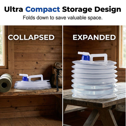 Collapsible Water Container with Spigot ü™£üö∞