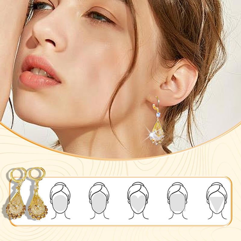 üì¢üì¢33% OFF !! ‚è∞Women's Gold-Plated Teardrop Earrings