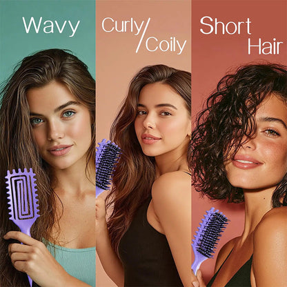 Ventilated Detangling Brush for Curly Hair üíá‚Äç‚ôÄÔ∏èüíï