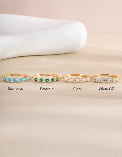 Turquoise Stephanie Stacking Ring