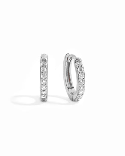 11mm Diamond Huggies (Multiple Sizes Available)