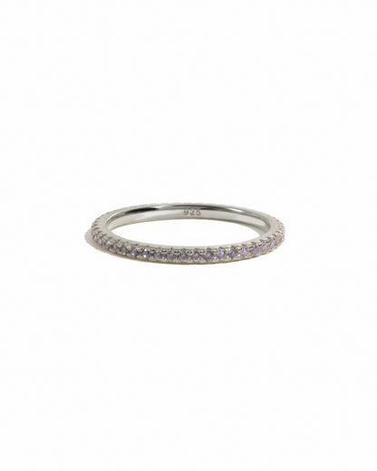 Alexandrite Birthstone Eternity Ring