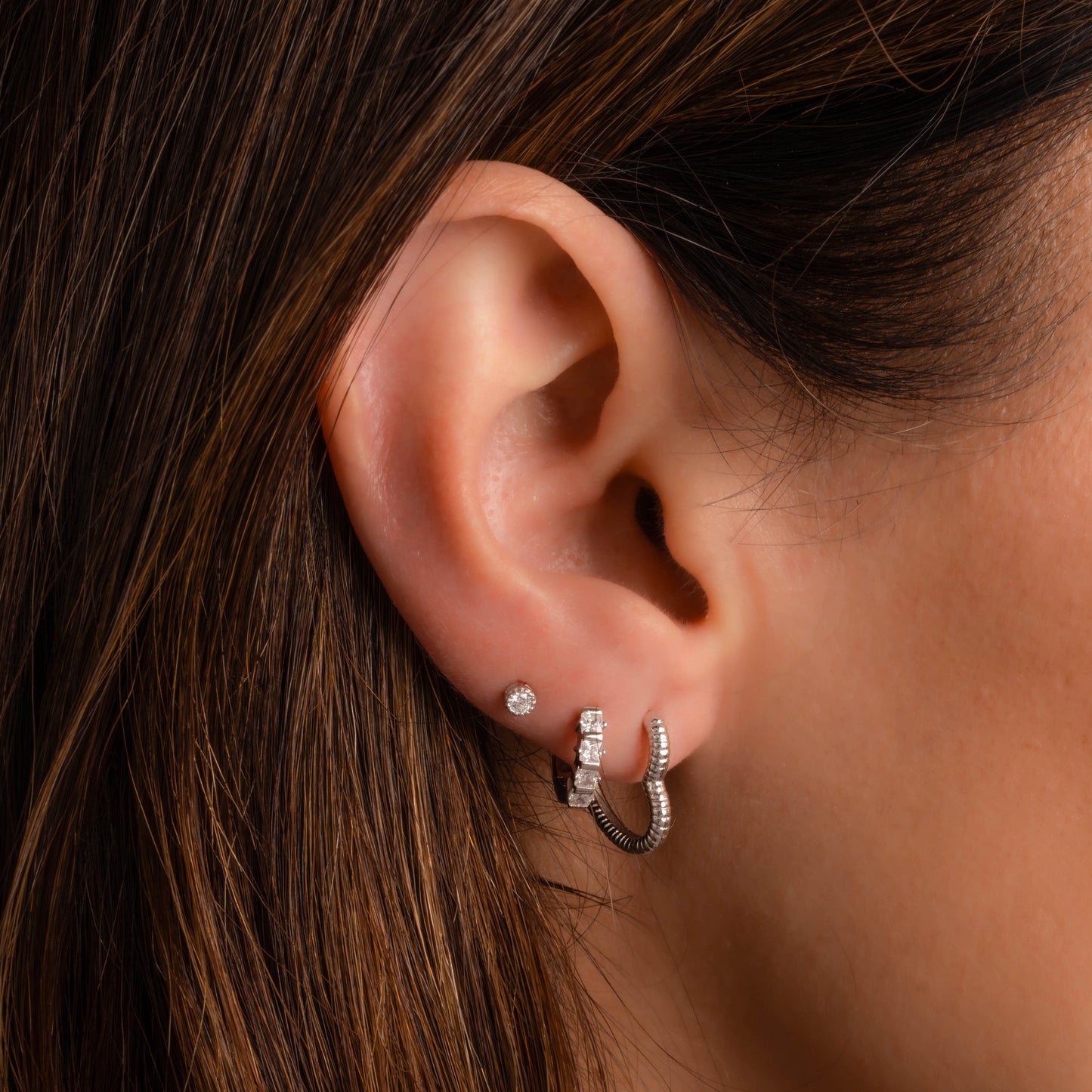 Heart Shaped Hoops