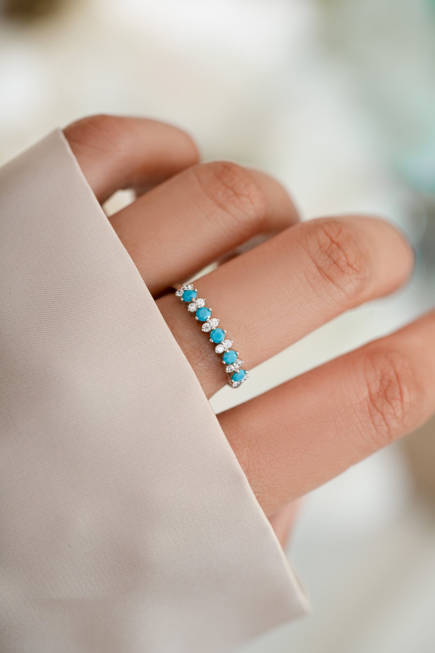 Turquoise Stephanie Stacking Ring