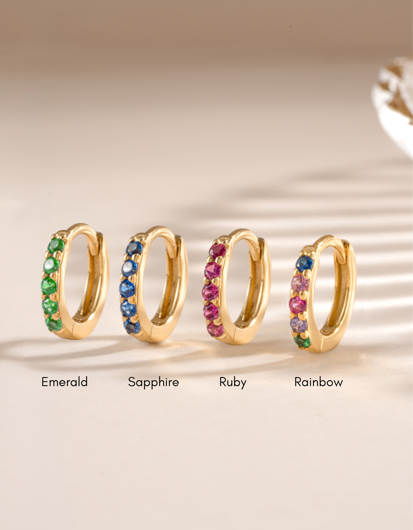 7mm Sapphire Huggies