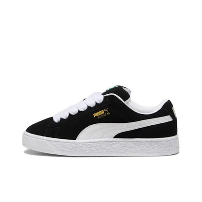 Puma Suede XL sneakers, black suede with white Puma stripe and white sole