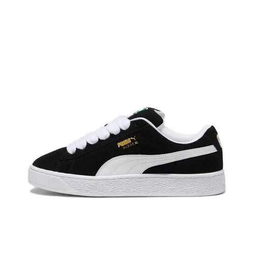 Puma Suede XL sneakers, black suede with white Puma stripe and white sole