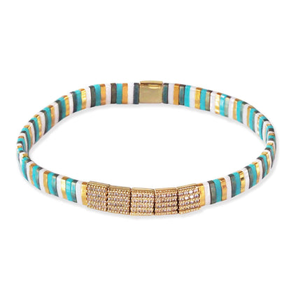 Gleam Pave Tila Bracelet