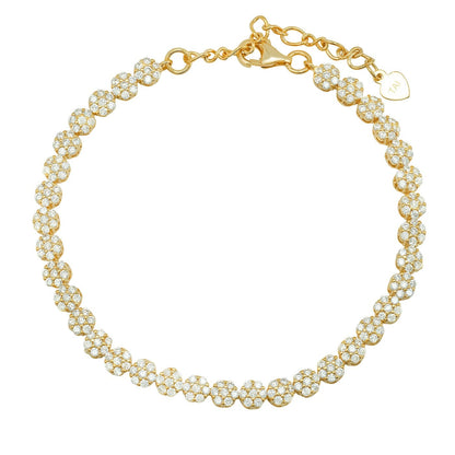 Honeycomb CZ Bracelet