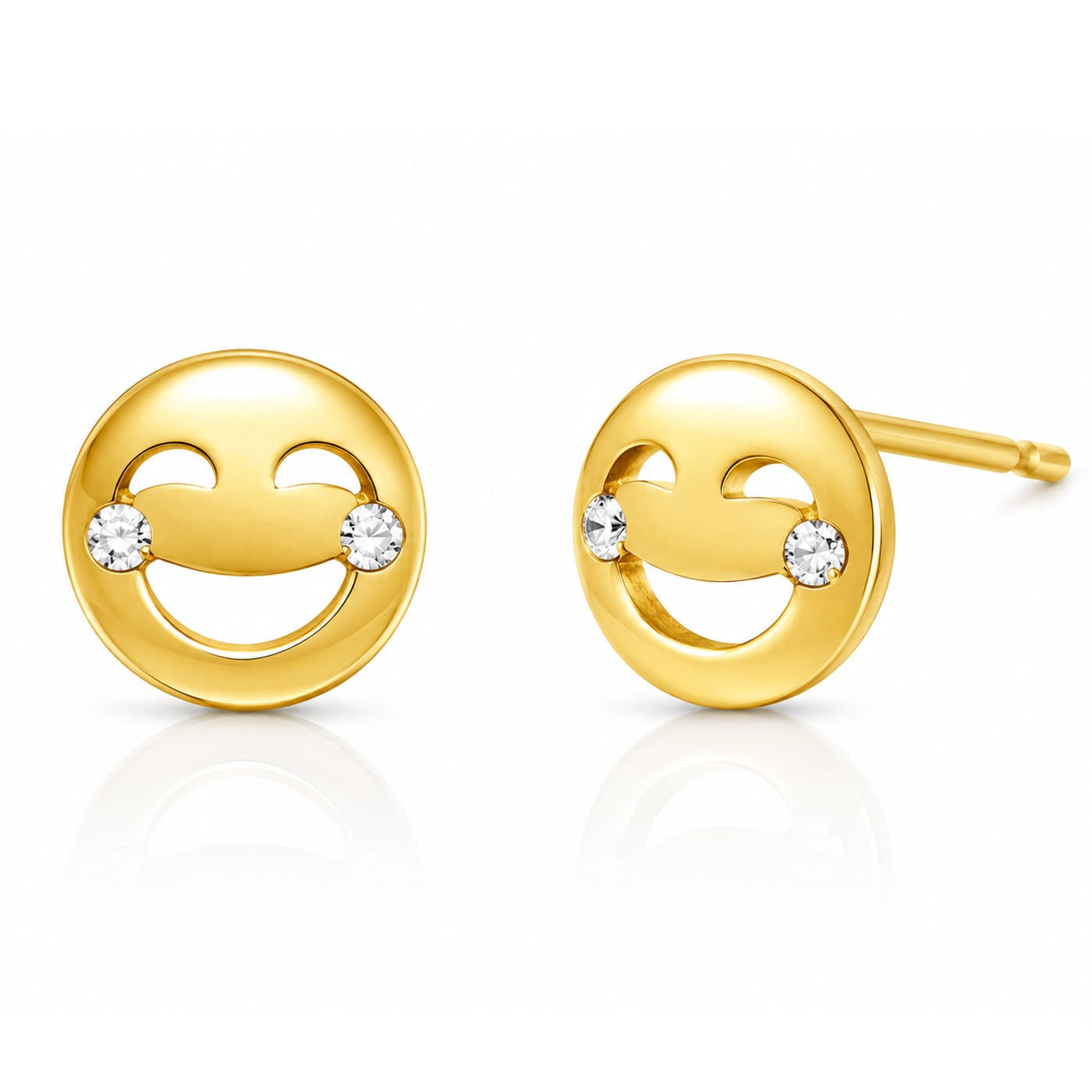 Laugh Until You Cry Emoji Studs