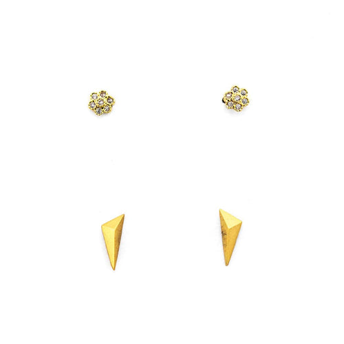 Mini Flower Set Of 2 Earrings