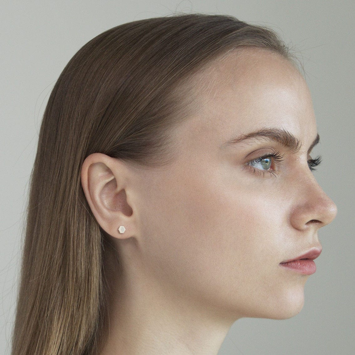 Mismatched Hexagon Stick Studs