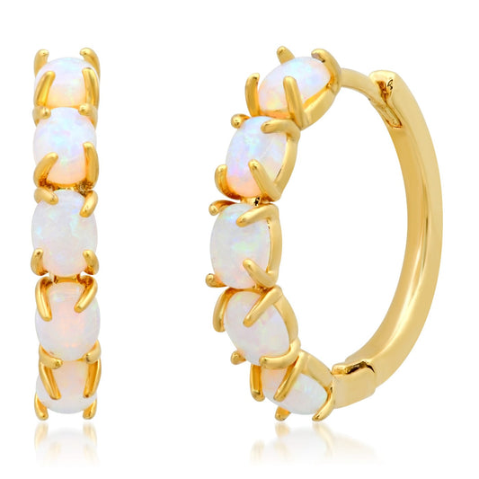 Opal Huggie | 17mm