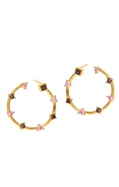 Open Opal Hoops