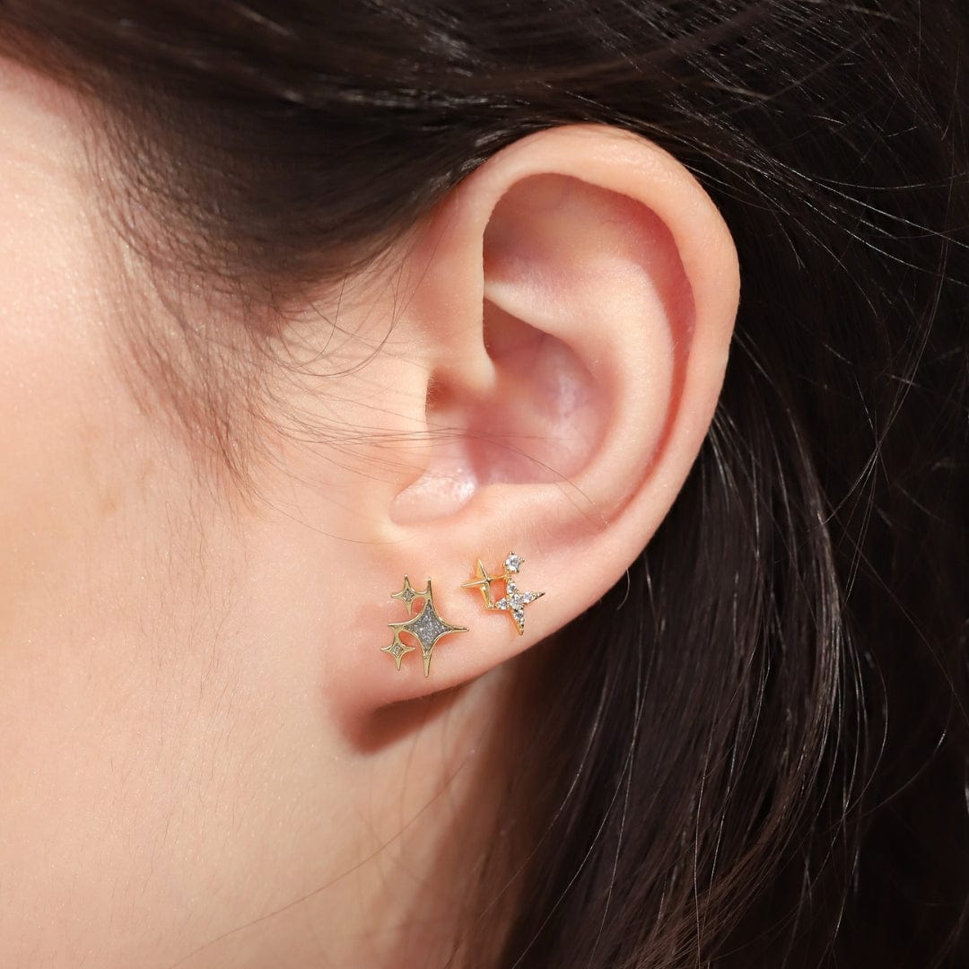 Starburst CZ Earrings