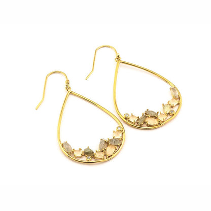Tear Shaped Drop Earring