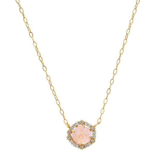 Blush Halo Necklace