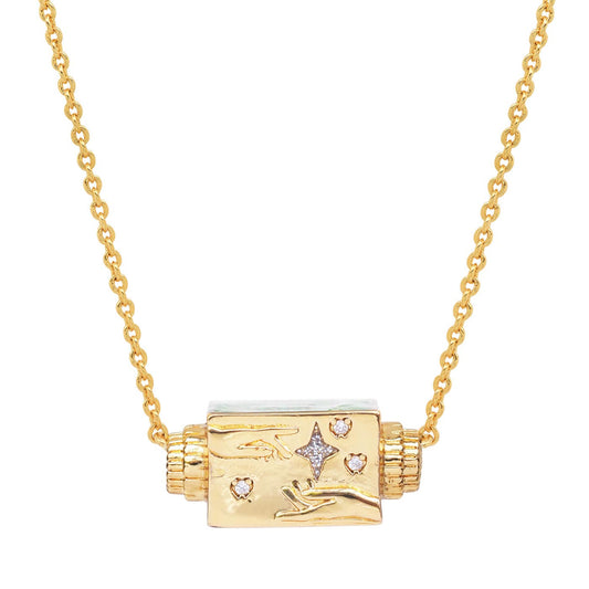 Guiding Hands Spinner Necklace