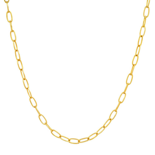 Paperclip Charm Chain Necklace