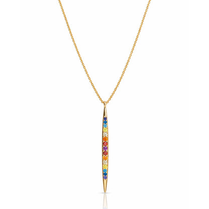 Rainbow Stick Necklace