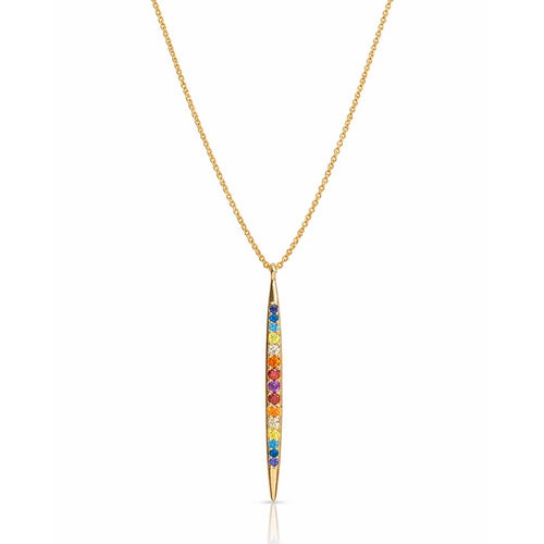 Rainbow Stick Necklace