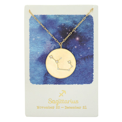Zodiac Coin Necklace