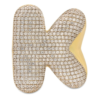Twinkling Monogram Ring