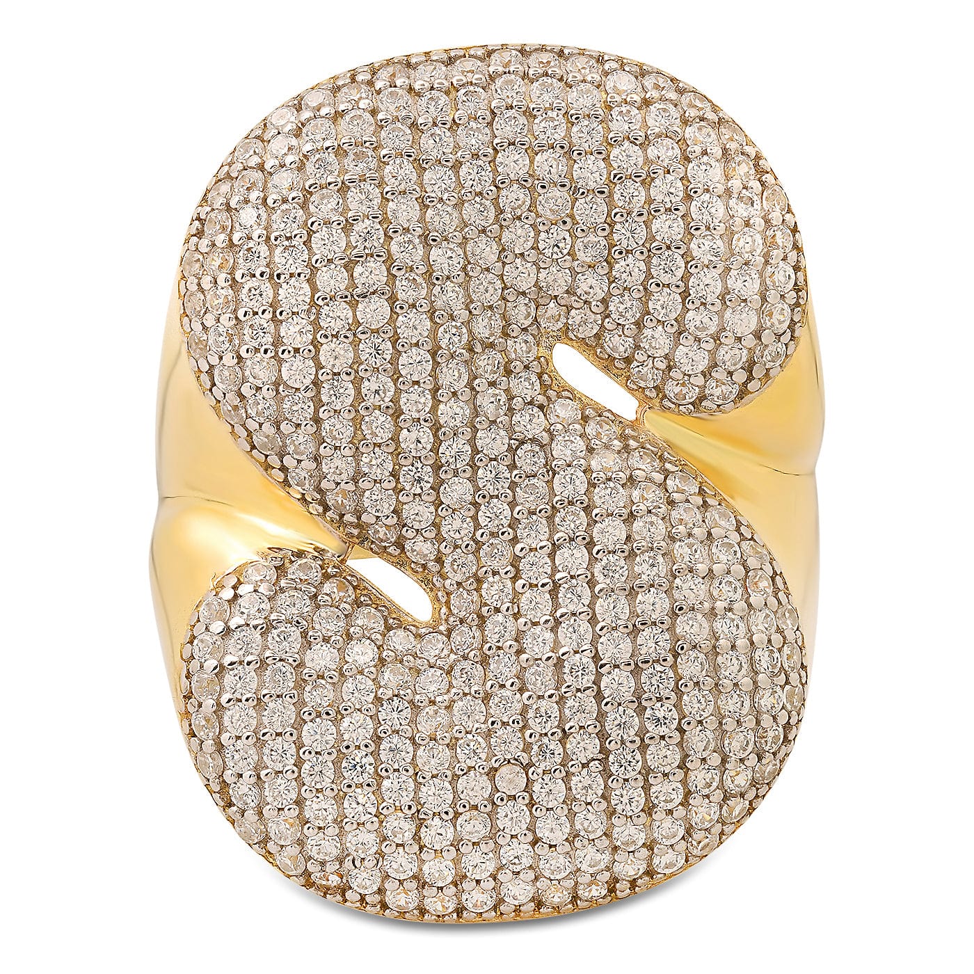 Twinkling Monogram Ring
