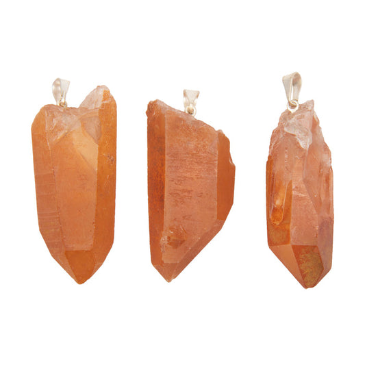 Tangerine Quartz - Pendants, Dark, Intuitive Pick