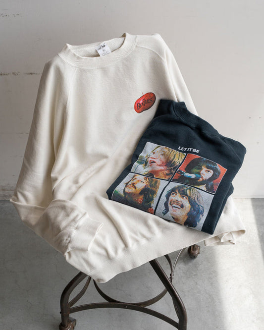 【The Beatles × free rage】Last Release Raglan Crew Sweat