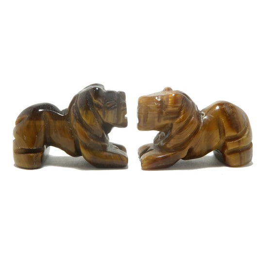 2 1" Tigers Eye Lions