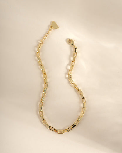 Tiny Link Paperclip Bracelet