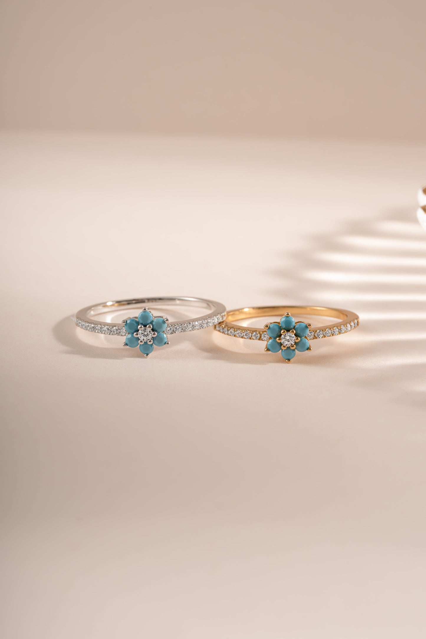 Turquoise Flower Ring