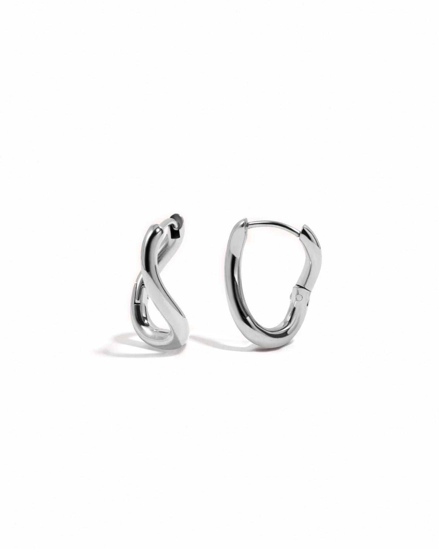 Emerson Twisted Oval Hoops