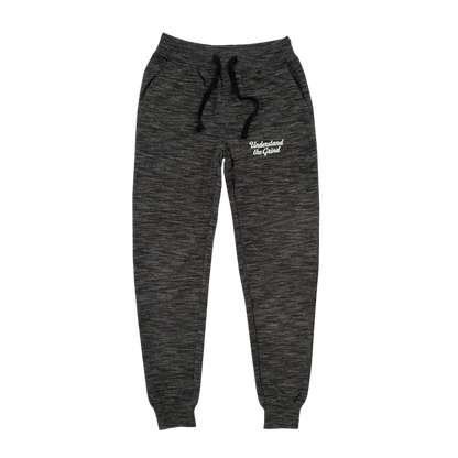 Understand the Grind Script Women's French Terry Jogger - Marled Ash