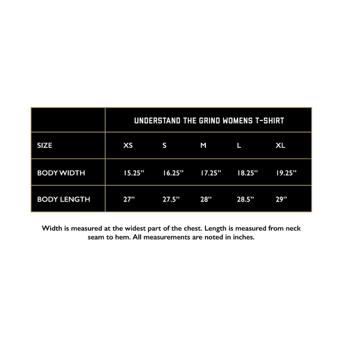 Understand the Grind Women's Tee - Black